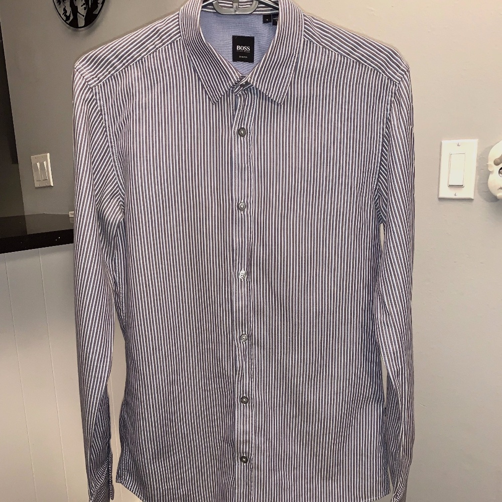 HUGO BOSS Slim Fit Men's Dress Shirt